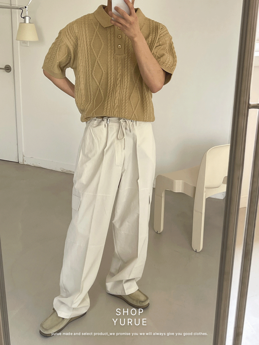 [유루이추천] Mellow cotton cargo pants (3color)