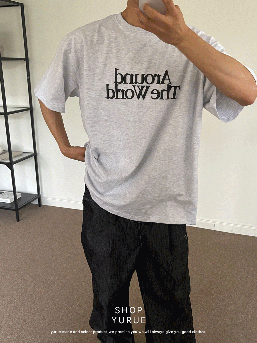 Around lettering T (3color)