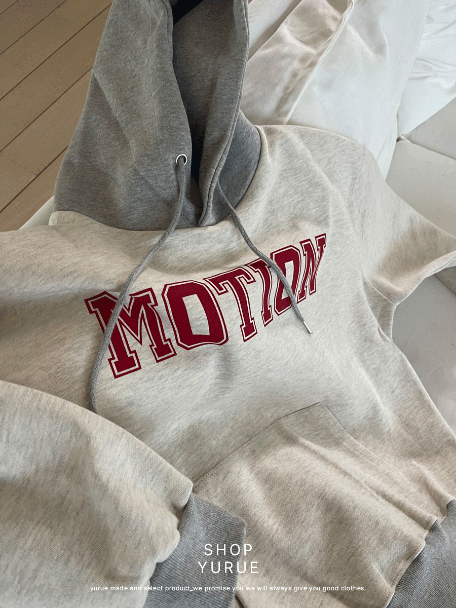 Motion two-tone hoodie (3color)
