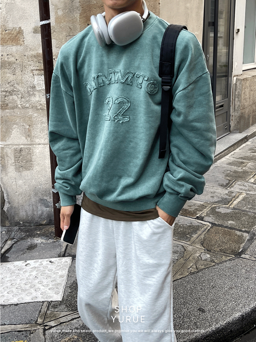 Mmmto pigment sweatshirt (4color)