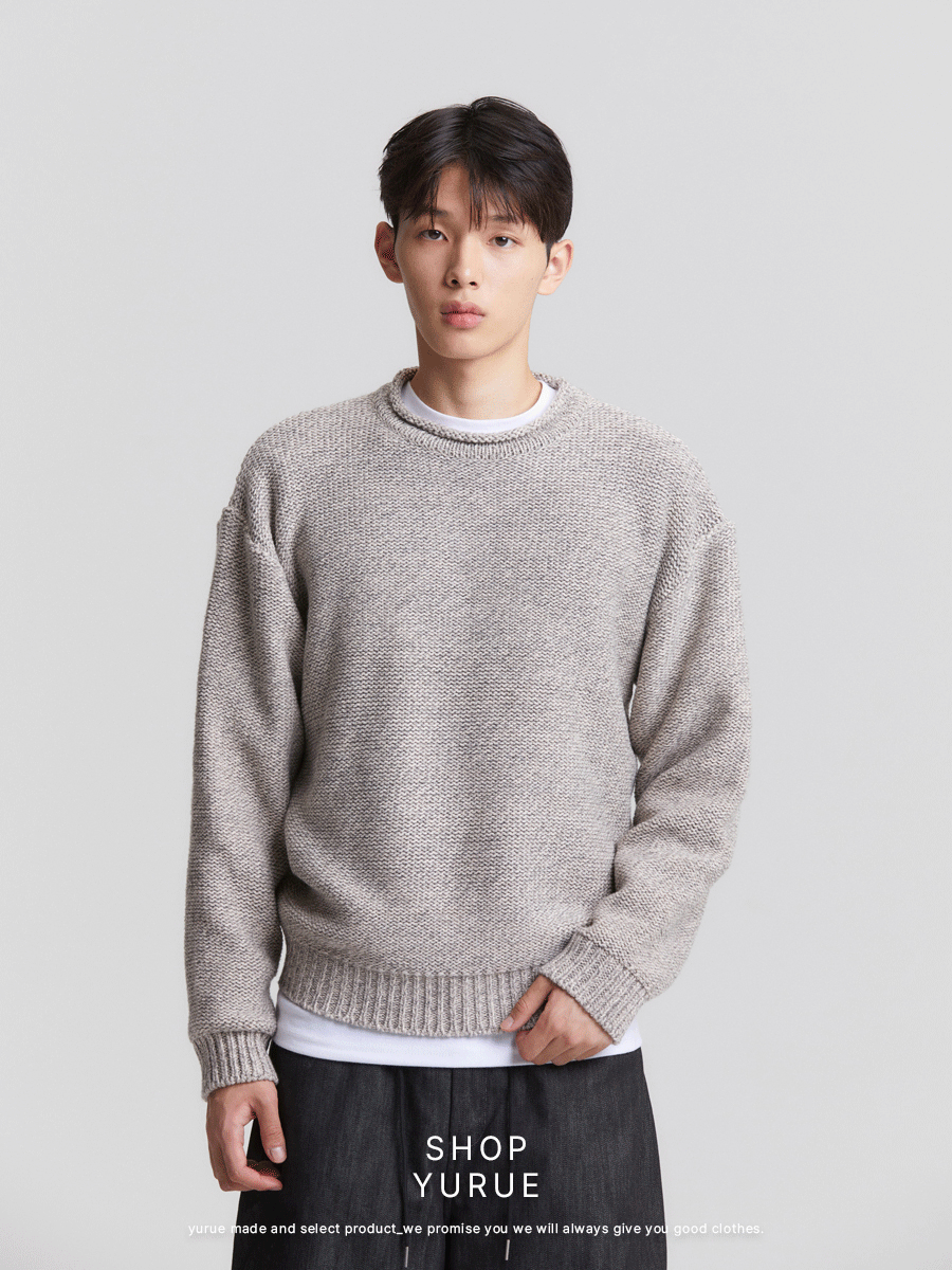 [Wool] 울 라운드 스웨터