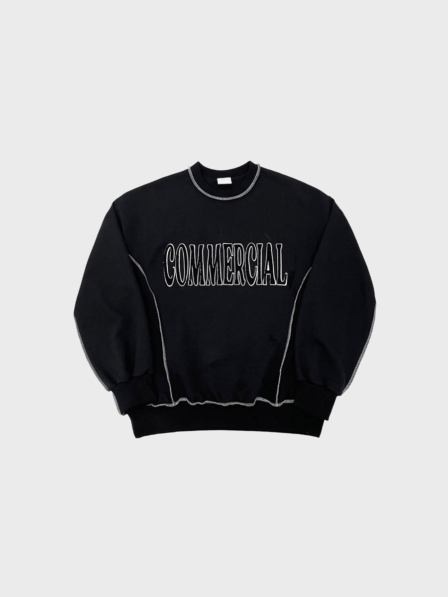 Commercial lettering sweatshirts (2color)
