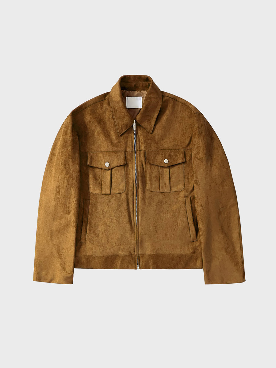 Cobat crop suede jacket (3color)